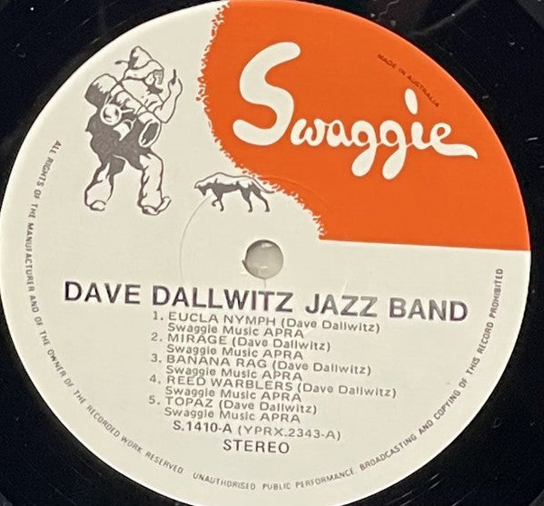 Dave Dallwitz Jazz Band : Eucla Nymph (LP)