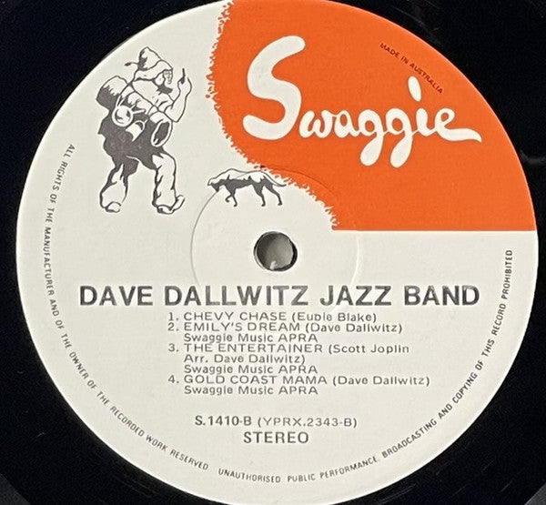 Dave Dallwitz Jazz Band : Eucla Nymph (LP)