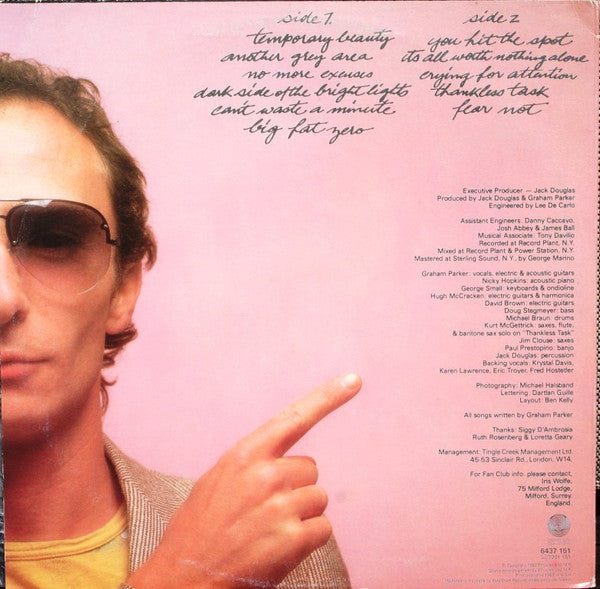 Graham Parker : Another Grey Area (LP, Album)