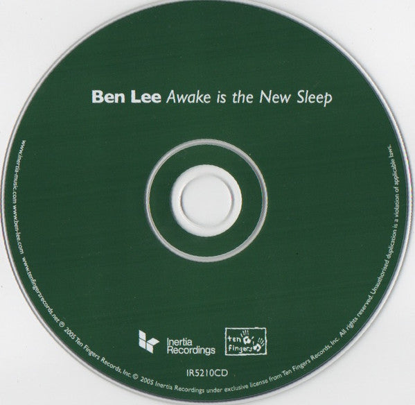 Ben Lee : Awake Is The New Sleep (CD, Album)