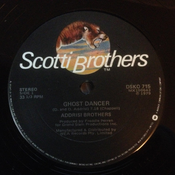 Addrisi Brothers : Ghost Dancer (12", Single)