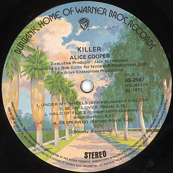 Alice Cooper : Killer (LP, Album, RE)