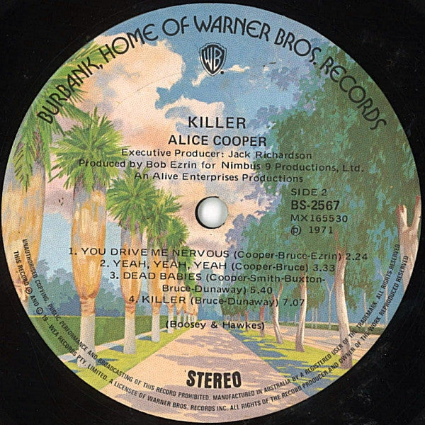 Alice Cooper : Killer (LP, Album, RE)