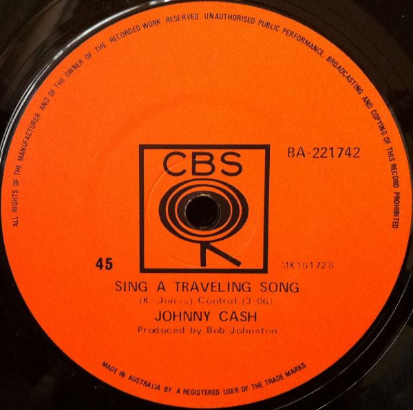Johnny Cash : What Is Truth / Sing A Traveling Song (7", Single)