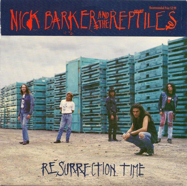 Nick Barker And The Reptiles : Resurrection Time (7", Single, Ltd)