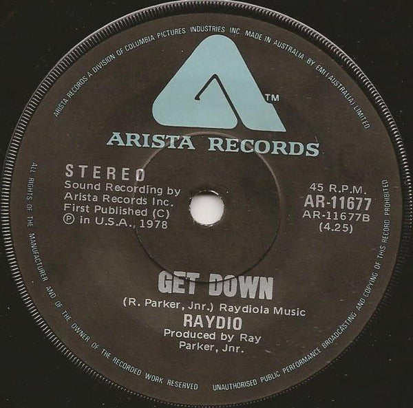 Raydio : Jack And Jill  (7", Single)