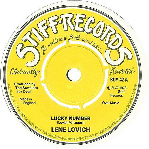 Lene Lovich : Lucky Number (7&quot;, Single, Com)