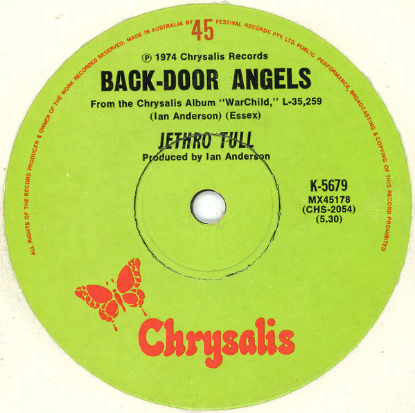 Jethro Tull : Bungle In The Jungle (7", Single)