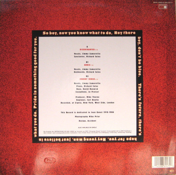 The Communards : Disenchanted (12", Maxi)