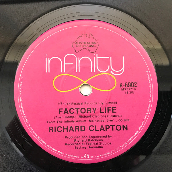 Richard Clapton : Deep Water (7", Single)
