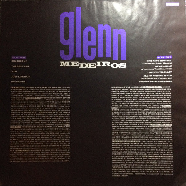 Glenn Medeiros : Glenn Medeiros (LP, Album)