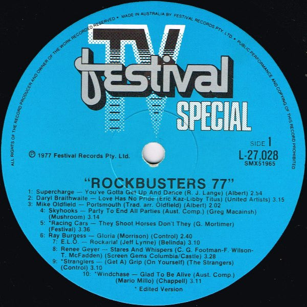 Various : Rockbusters '77 (LP, Album, Comp)