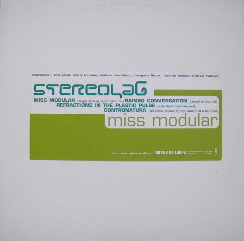 Stereolab : Miss Modular (12&quot;, EP, Promo)