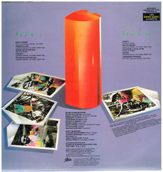 Miami Sound Machine : Primitive Love (LP, Album)