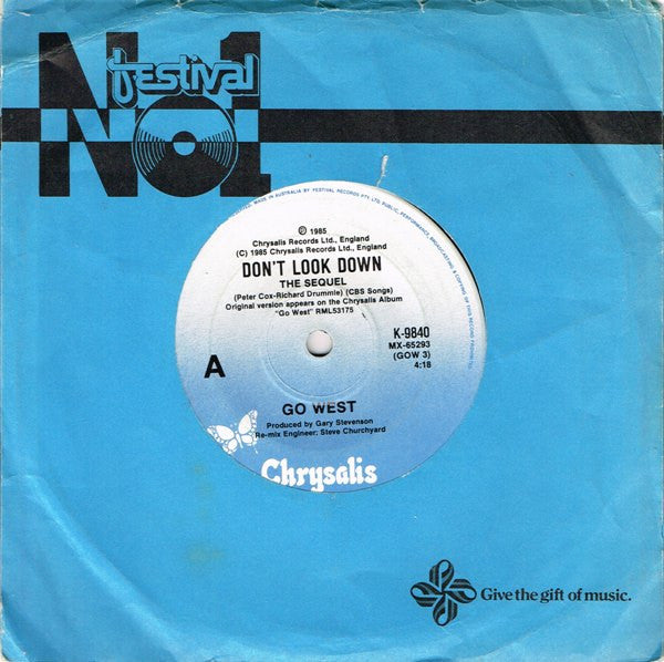 Go West : Don't Look Down (The Sequel) (7", Single)