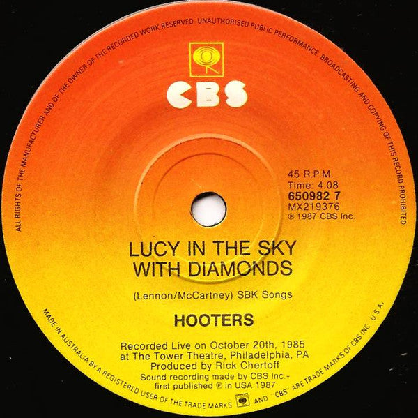 The Hooters : Johnny B (7", Single)