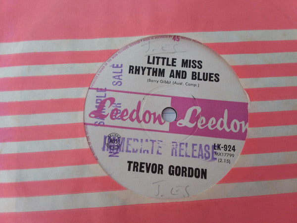 Trevor Gordon : Little Miss Rhythm And Blues (7&quot;, Single)