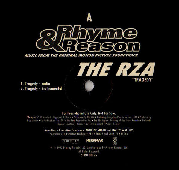 RZA / Eightball & M.J.G. : Tragedy / Reason For  Rhyme (12", Promo)