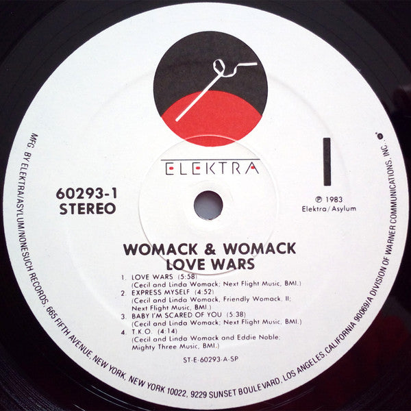 Womack & Womack : Love Wars (LP, Album)