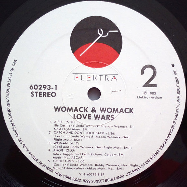 Womack & Womack : Love Wars (LP, Album)