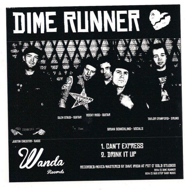 Dime Runner : Can't Express (7", EP)