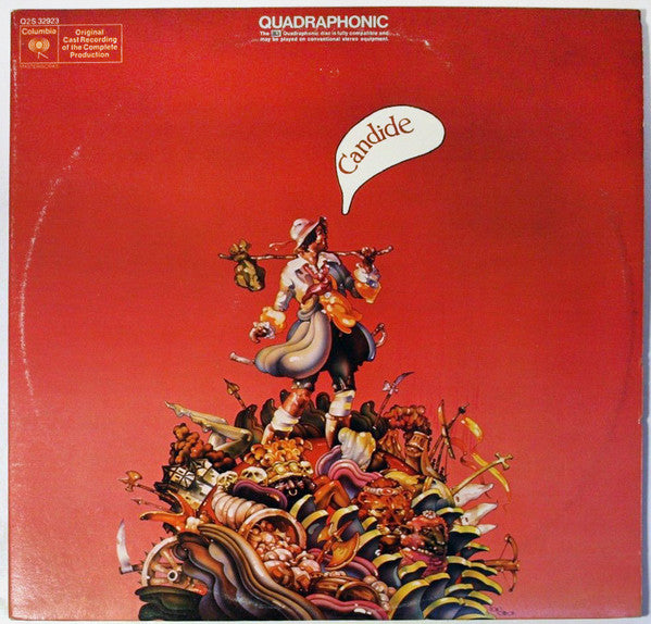 Leonard Bernstein : Candide (Original Cast Recording Of The Complete Production) (2xLP, Album, Quad, Gat)