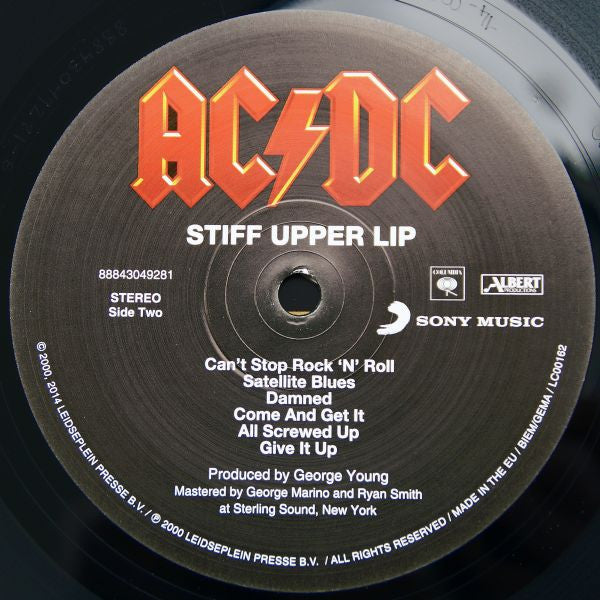 AC/DC : Stiff Upper Lip (LP, Album, RE, RM)