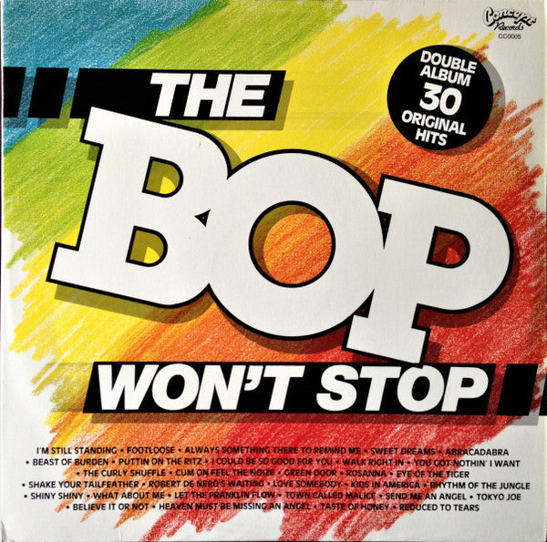 Various : The Bop Won't Stop (2xLP, Comp)