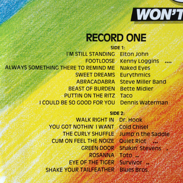 Various : The Bop Won't Stop (2xLP, Comp)