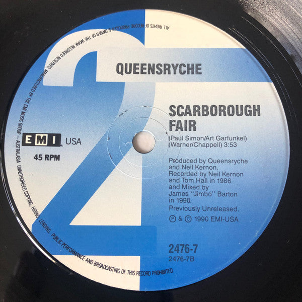 Queensrÿche : Empire (7", Single)