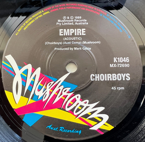 Choirboys : Empire (7", Single, Ltd)