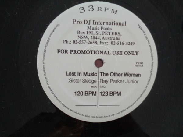 Various : Pro DJ International Issue 5 (12", Comp, Promo)