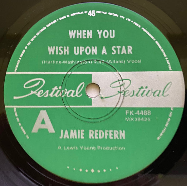 Jamie Redfern : When You Wish Upon A Star (7&quot;, Single)