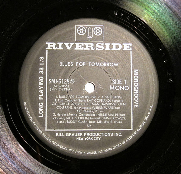 Various : Blues For Tomorrow (LP, Comp, Mono, RE)