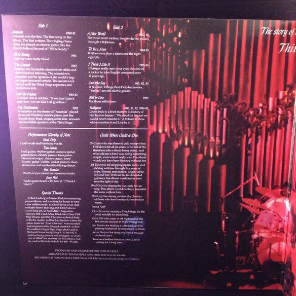 Boston : Third Stage (LP, Album, Gat)