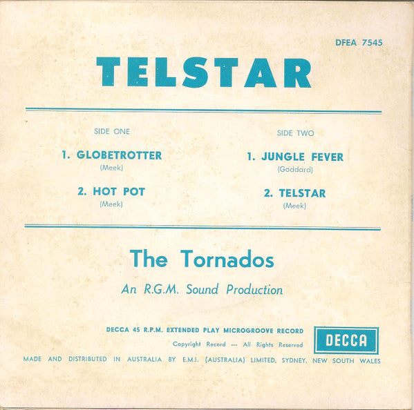 The Tornados : Telstar (7", EP)