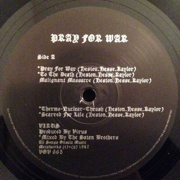 Virus (18) : Pray For War (LP, Album)