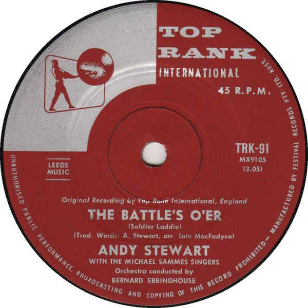 Andy Stewart : The Battle&#39;s O&#39;Er (Soldier Laddie) (7&quot;, Single)