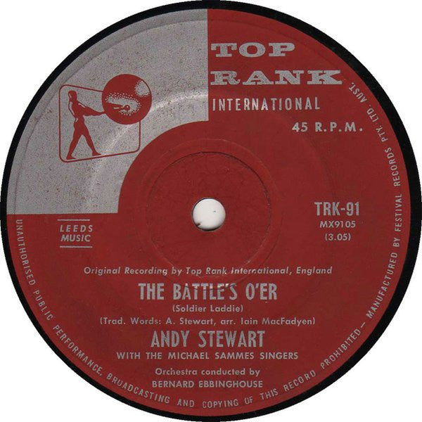 Andy Stewart : The Battle&#39;s O&#39;Er (Soldier Laddie) (7&quot;, Single)