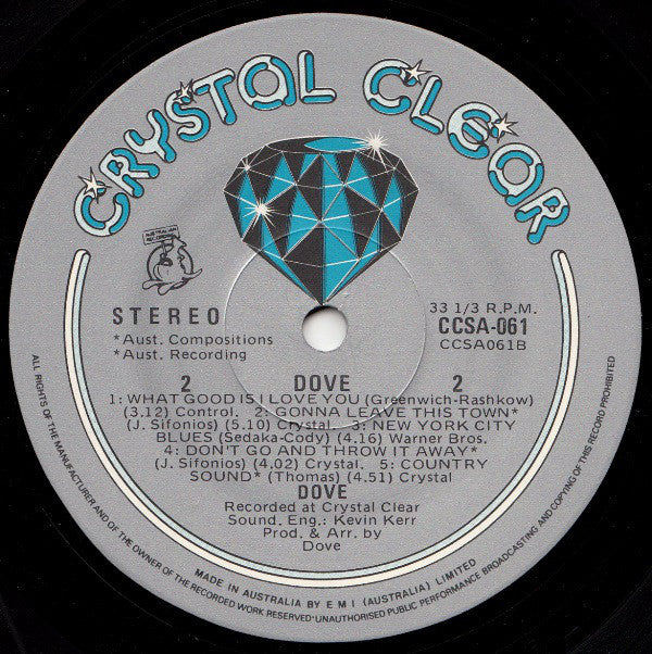 Dove (10) : Dove (LP, Album)