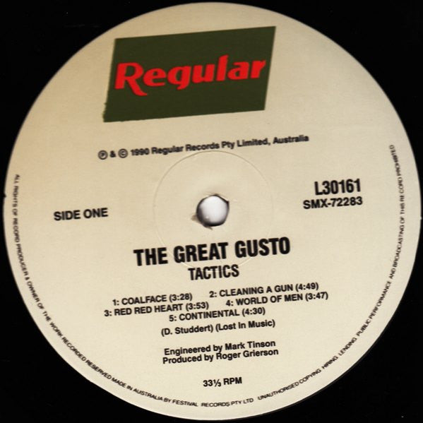 Tactics : The Great Gusto (LP, Album)