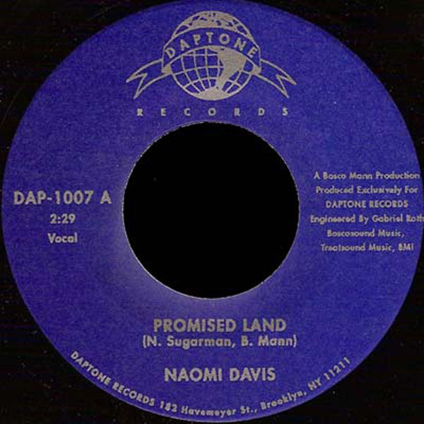 Naomi Davis / Sugarman 3 : Promised Land (7&quot;, Single)