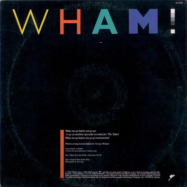 Wham! : Wake Me Up Before You Go-Go (12")