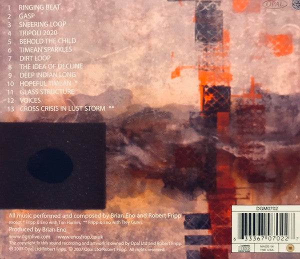 Fripp & Eno : Beyond Even (1992 - 2006) (CD, Album, RE + CD, Album, Mixed + Ltd, Dig)