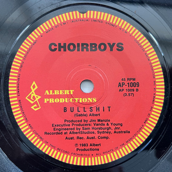 Choirboys : Never Gonna Die (7", Single)