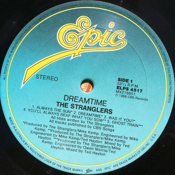 The Stranglers : Dreamtime (LP, Album)