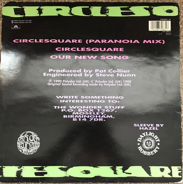 The Wonder Stuff : Circlesquare (12", Single)