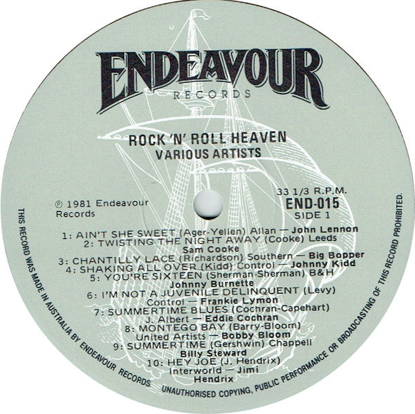 Various : Rock-N-Roll Heaven (LP, Comp)