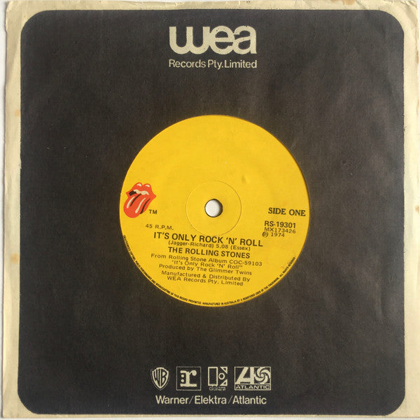 The Rolling Stones : It&#39;s Only Rock&#39;n Roll (7&quot;, Single)