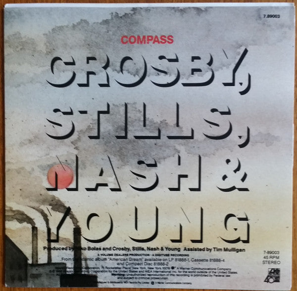 Crosby, Stills, Nash & Young : American Dream (7", Single)